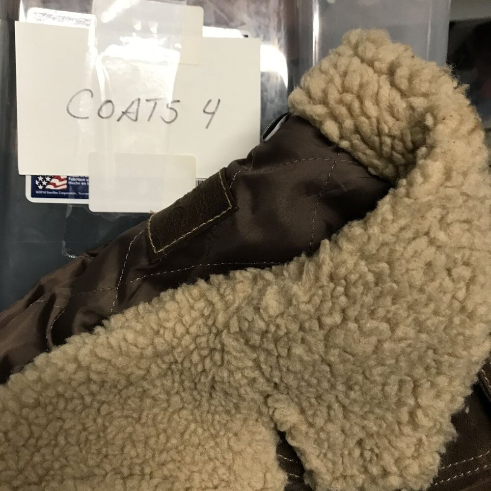 Womens Pennylane Coat Size 2 Long Brown Leather Mid Length - Picture 14 of 14